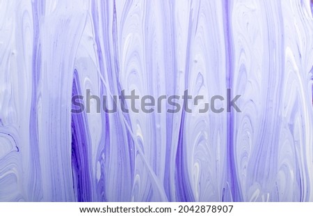 Liquid marble paint texture background. Acrylic abstract pattern with pastel swirls for trendy design, purple, violet color diffusion
