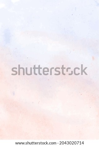 Abstract watercolor background sunrise pastel beach vector design