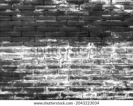 Grunged​ wall​ for​ background. The​ pattern​ of​ surface​ wall​ for​ background. Closeup​ brick​ wall​ for​ vintage​ background.