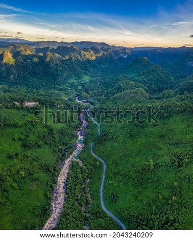 River from Phong Nha cave, Quang Binh, Vietnam