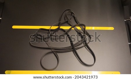 black elastic bands for bodybuilding