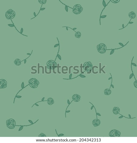 Roses seamless pattern. Nature background concept. 