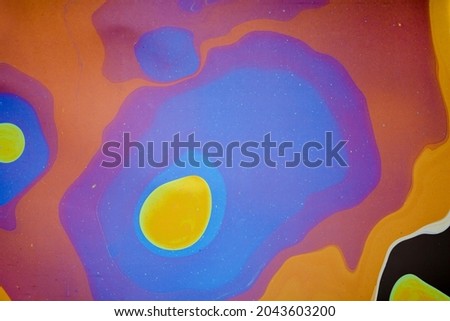 colorful oil spill create a abstract background.