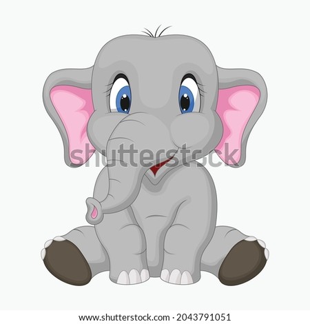 cute animal vector illustration. cute animal art for baby. animal art for background poster and card