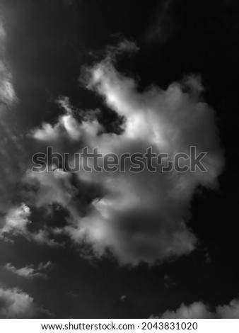 Real Cloud Overlay Stock Image
