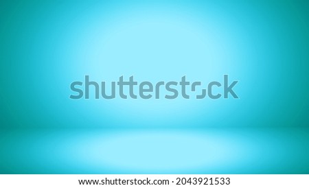 Blue room in the 3d. Background | blue abstract background