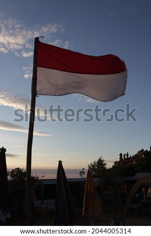 Indonesian Flag Happy Independence Day
