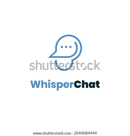 Whisper Chat App Bubble Logo