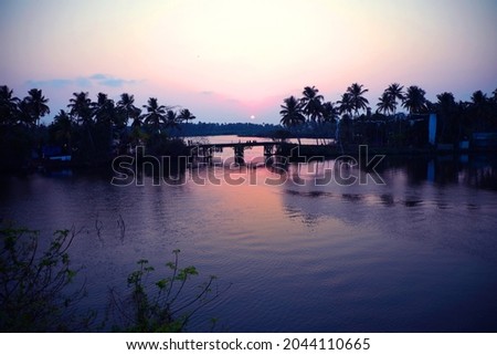 Beautyfull Sunset on a River