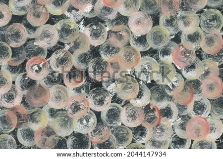 Bright Decorative Abstract Gray with pink Bokeh Background, Paint Strokes, Artistic Rough Stylized Banner Texture With A Place To Insert