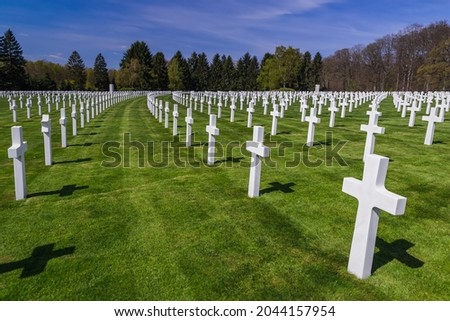 American memorial cemetery of World War II in Luxembourg - history background