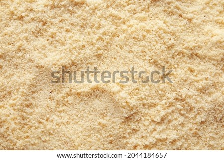Texture of almond flour as background