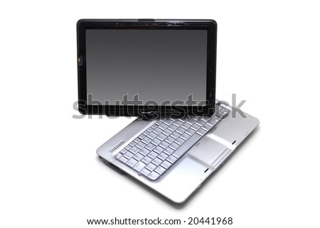 Notebook isolated against a white background