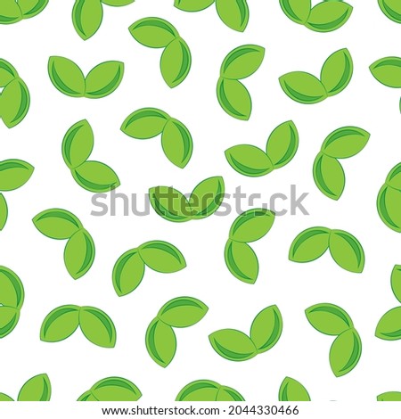 Seamless pattern with hand drawn leaves. Background for textiles, kitchen utensils and wrapping paper, background for the site
