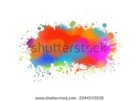 Multi color blots background. Vector illustration
