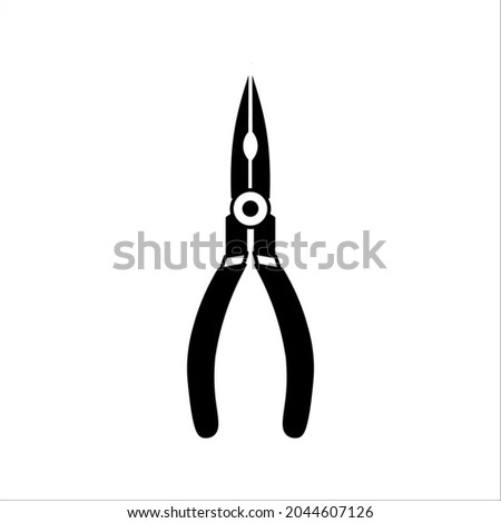Pliers icon Vector Illustration on white background. eps 10
