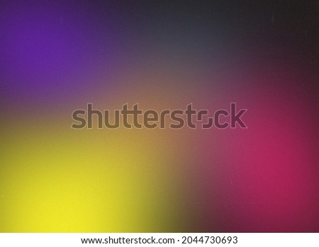 gradient blurred colorful with grain noise effect background, for product design and social media, trendy retro style