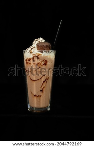 Chocolate Milkshake Picture for bar menu