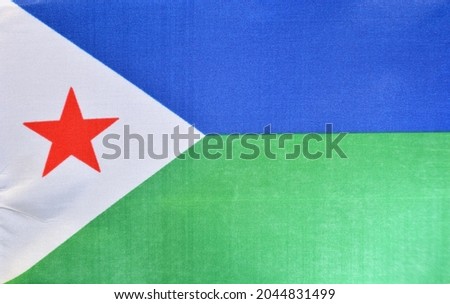 National flag of the country. State symbol