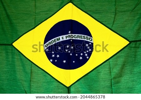 The beautiful Brazilian National Flag