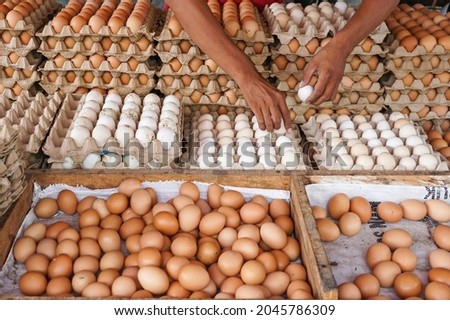 Eggs are one of the most popular foods.  Eggs are also widely processed so a lot of food.