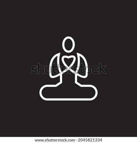  logo design meditation , concept logo meditation 