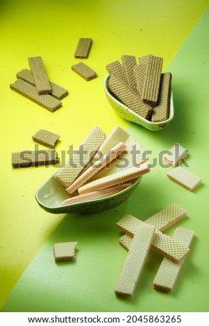 Wafer Snacks in Bright Mood Photography