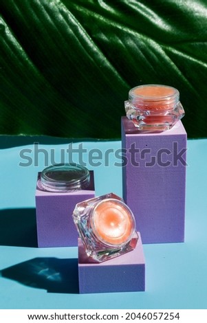 Photo of handmade home cosmetics lip balms