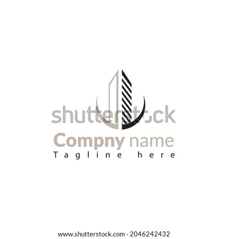 Office Building Estate simple logo design-Real estate logo