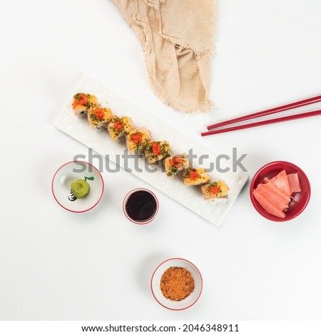 Sushi is a traditional Japanese