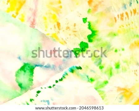 Yellow Dirty Art Background. Abstract Splash. Aquarelle Texture. Watercolor Print. Brushed Graffiti. Green Splash Banner. Tie Dye Batik. Orange Wet Art Print. Organic Tie Dye Print.
