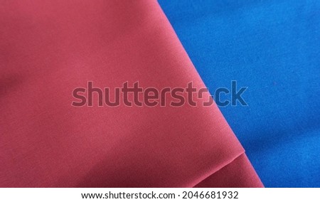 Texture, background, pattern. Texture of polyester fabric. Beautiful  soft fabric.           