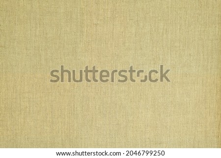 Linen canvas background. Unprimed linen canvas for painting.