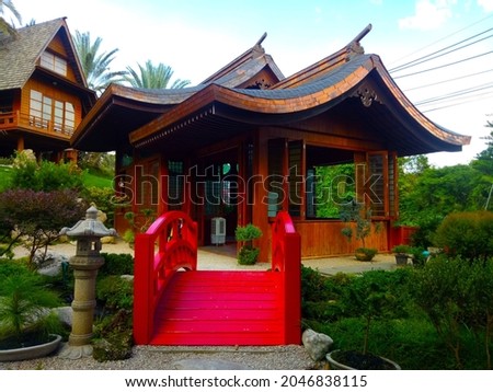 Thai style house ancient house Thai temple architecture sanctuary  ๋๋๋๋๋Japanese house