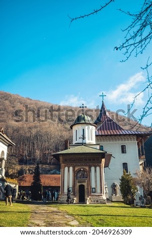 Many tourists visit the beautiful monastery of Turnu to take pictures or listen to the monks beautiful music. The beautiful, historical landmark of Turnu monastery 