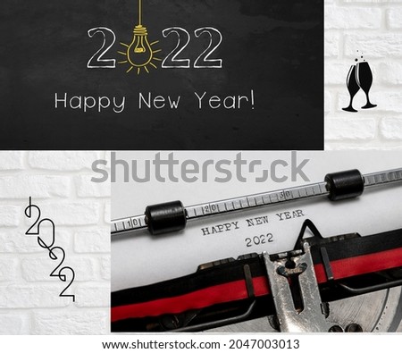 Stock Photo of  New Year 2022 