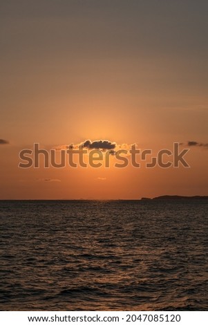 Sunset from Tando Port in Ansan, Korea