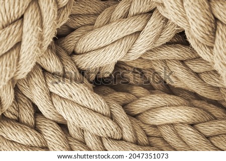 
Rope detail. Close-up of its rope texture Depth of field minimalism ropes Royalty-Free Stock Photo #2047351073