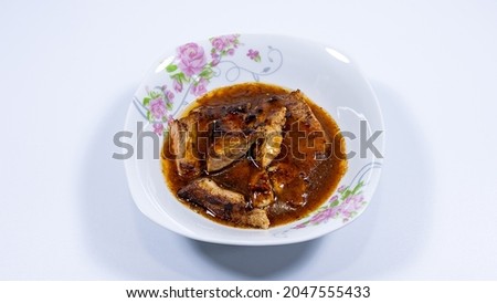 Fried Pork with Gravy Sauce  in bowl