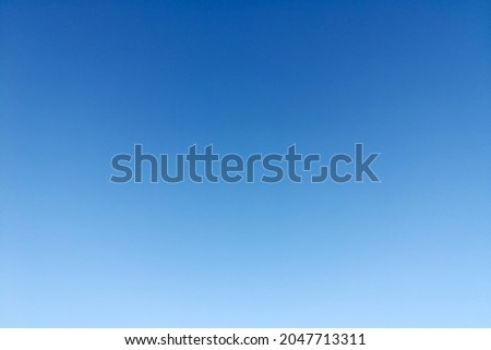 Beautiful clear sky giving a feeling of freedom and seeing good weather in the new morning. There is space to put text on the image. Idea: the feeling of fresh weather