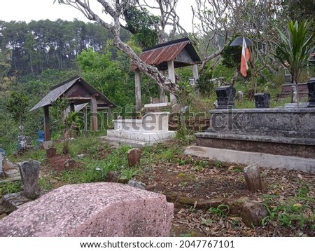public cemetery in tambak watu village, pasuruan
