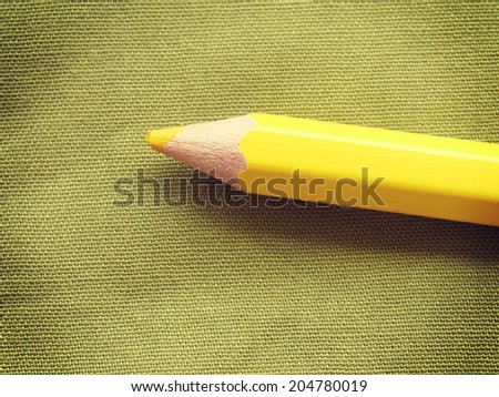 Color pencils old retro vintage style