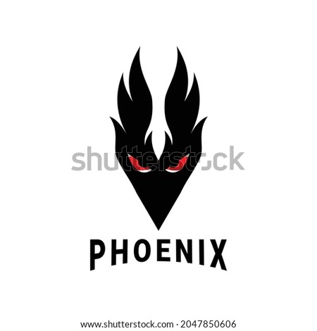 vector phoenix logo illustration suitable for backgrounds, icons, logos, templates and images 