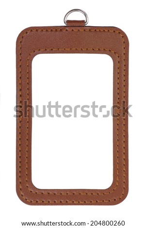 id card holder/leather id card holder 