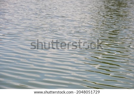 Beautiful view of lake water high resolution - Stock Photo 