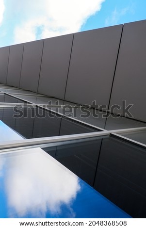Abstract picture photography shopping mall exterior decoration geometric minimalist