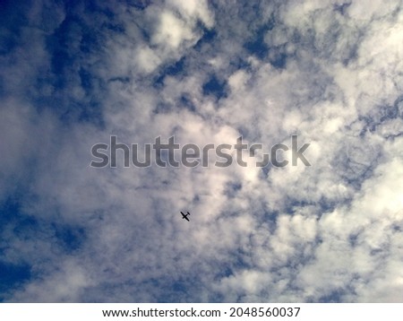 Warplanes high in the sky during awesome aero show of aerobatics in aviation on Moscow Aerospace Exhibition Royalty-Free Stock Photo #2048560037