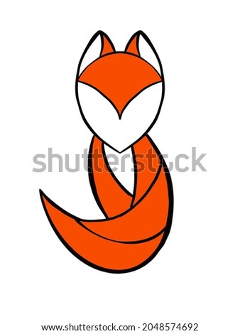 Fox orange logo colours summer oriental