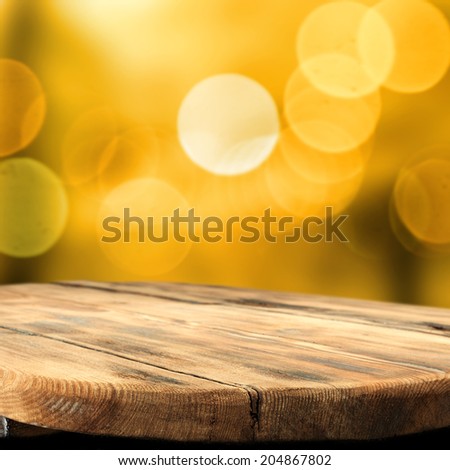 bokeh space and desk 