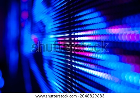 Abstract blue LED tinted wallpaper